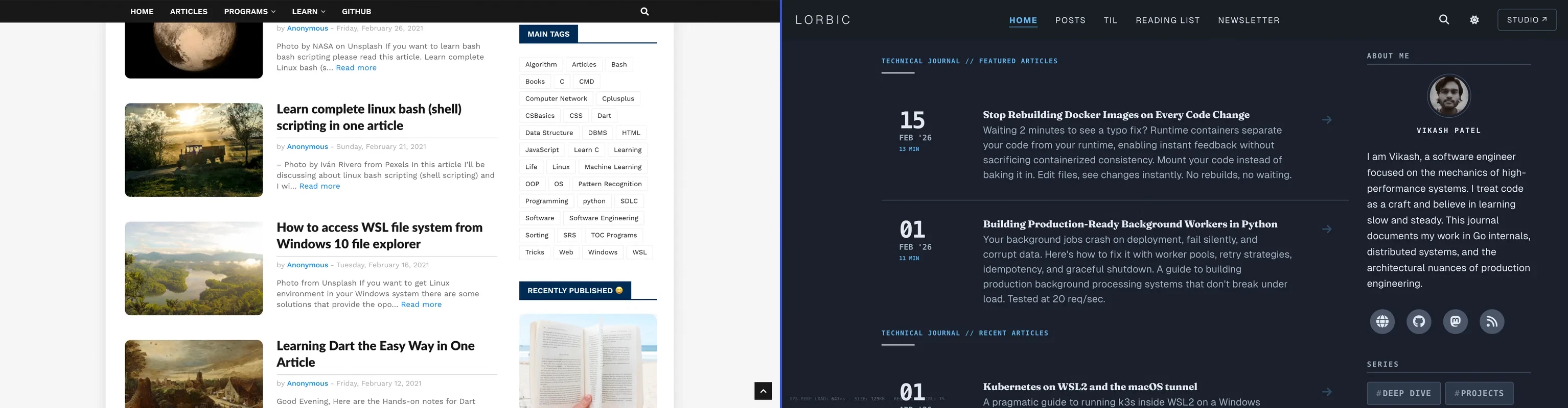 Lorbic Evolution: 2017 vs 2026